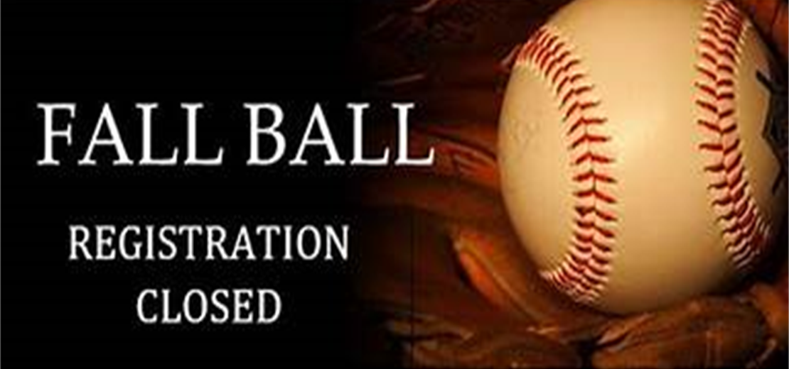 Fall Ball Registration is closed. Spring 2025 Registration will open in December. 